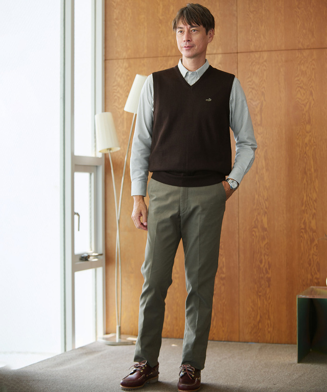 ノンアイロン ストライプ シャツ【シワになりにくい】