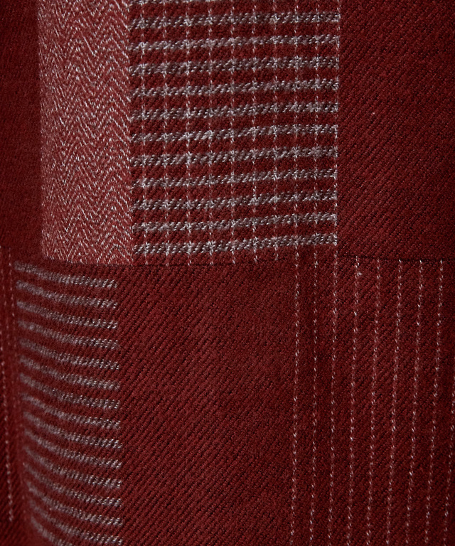 コットンビエラ パッチワーク調 シャツ