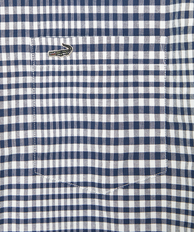 ギンガムチェック柄 レギュラーカラー シャツ