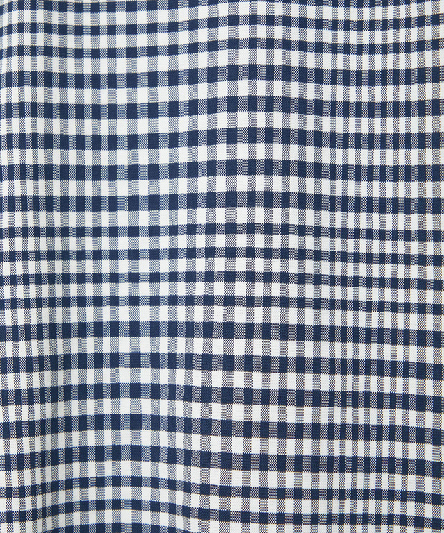 ギンガムチェック柄 レギュラーカラー シャツ