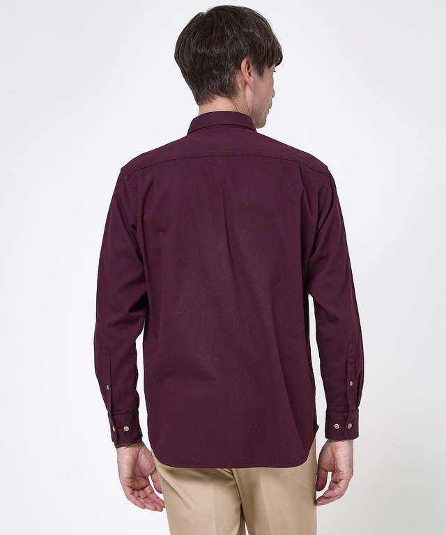 ピケ素材 ボタンダウン シャツ