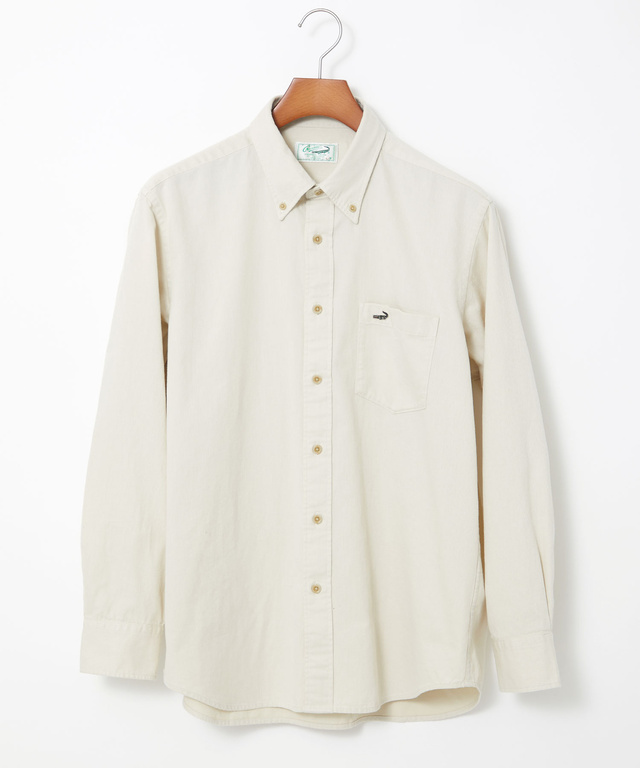 ピケ素材 ボタンダウン シャツ