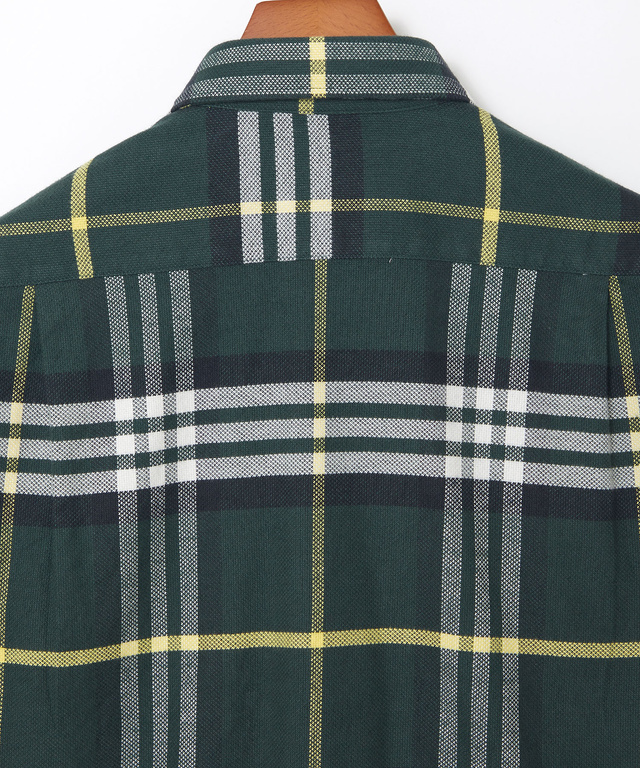 チェック柄 ボタンダウン シャツ