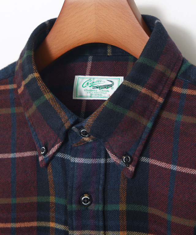 チェック柄 ビエラ生地 シャツ