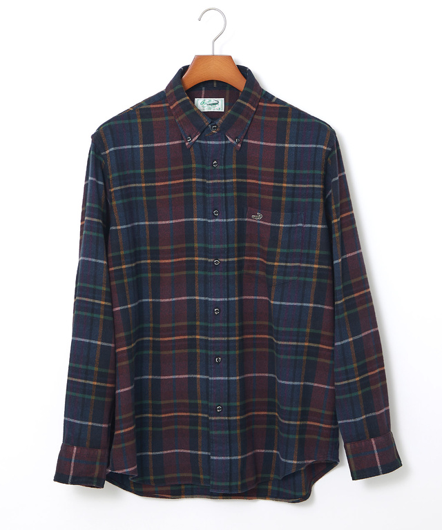 チェック柄 ビエラ生地 シャツ