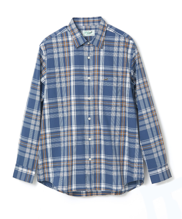 ノンアイロン マドラスチェック シャツ 【シワになりにくい】