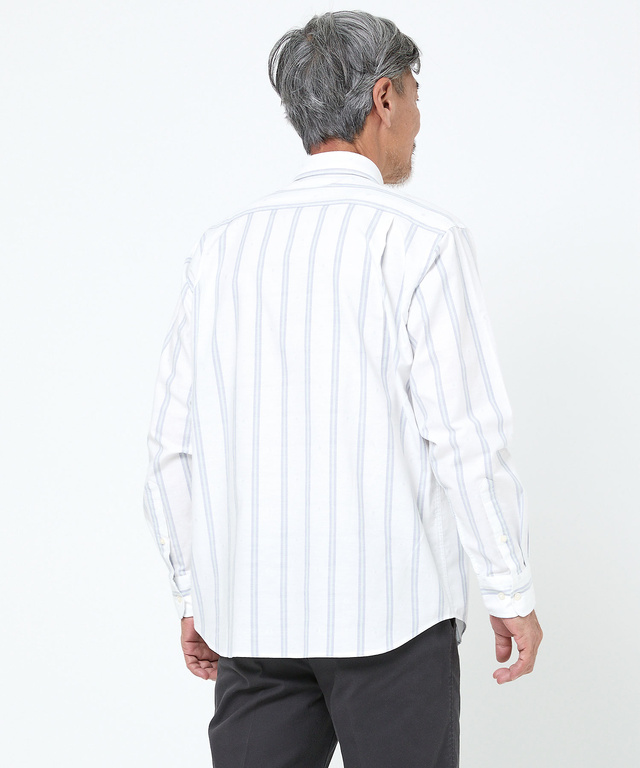 カットドビー ストライプ シャツ