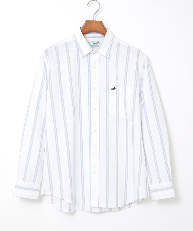 カットドビー ストライプ シャツ