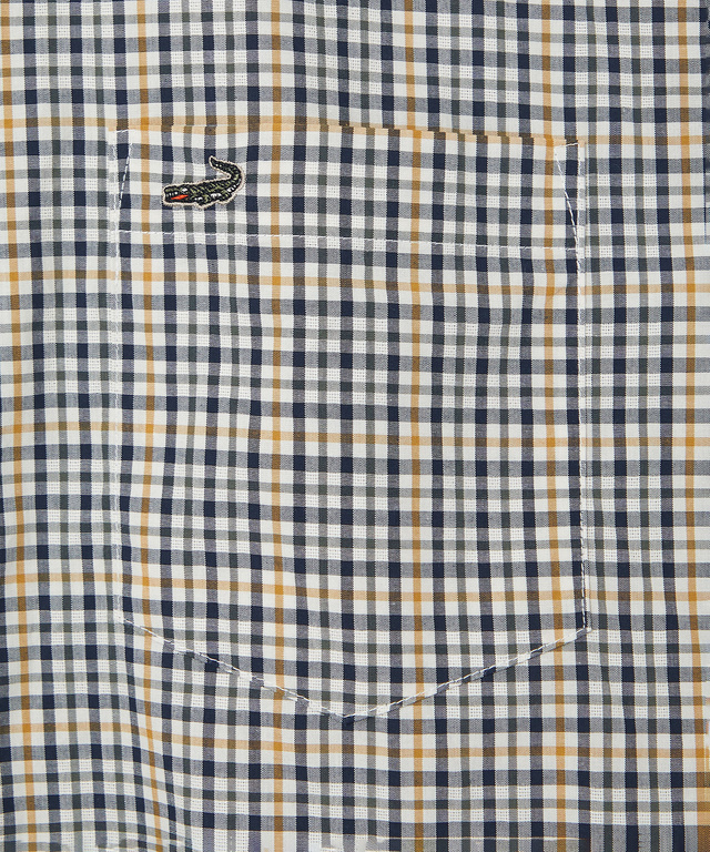 クロコダイルタータン ボタンダウン シャツ