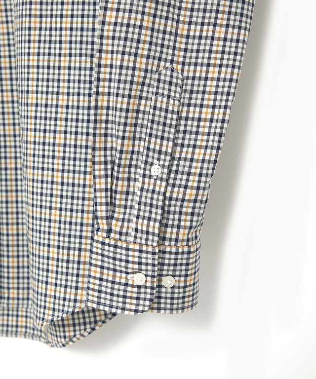 クロコダイルタータン ボタンダウン シャツ