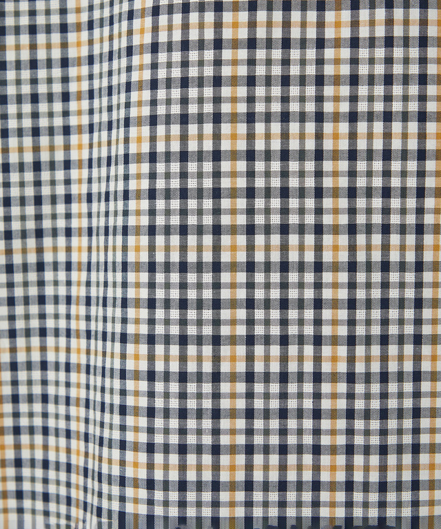 クロコダイルタータン ボタンダウン シャツ