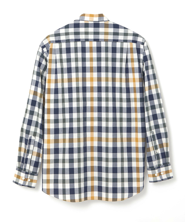 クロコダイルタータン ボタンダウン シャツ