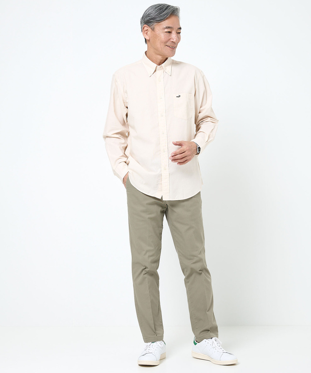 マイクロコードレーン ボタンダウン シャツ【UV加工】【吸汗速乾】