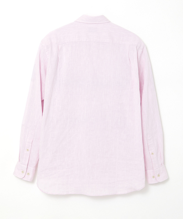 ゼロリネン ストライプ シャツ