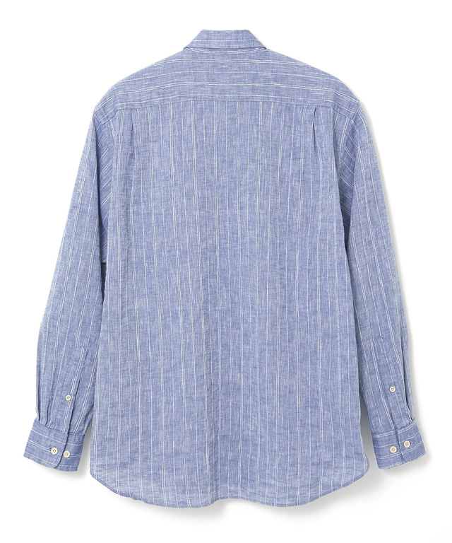 ゼロリネン ストライプ シャツ