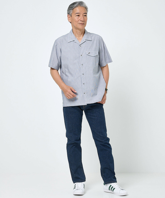 シャーベットカラーシャツ【シワになりにくい】