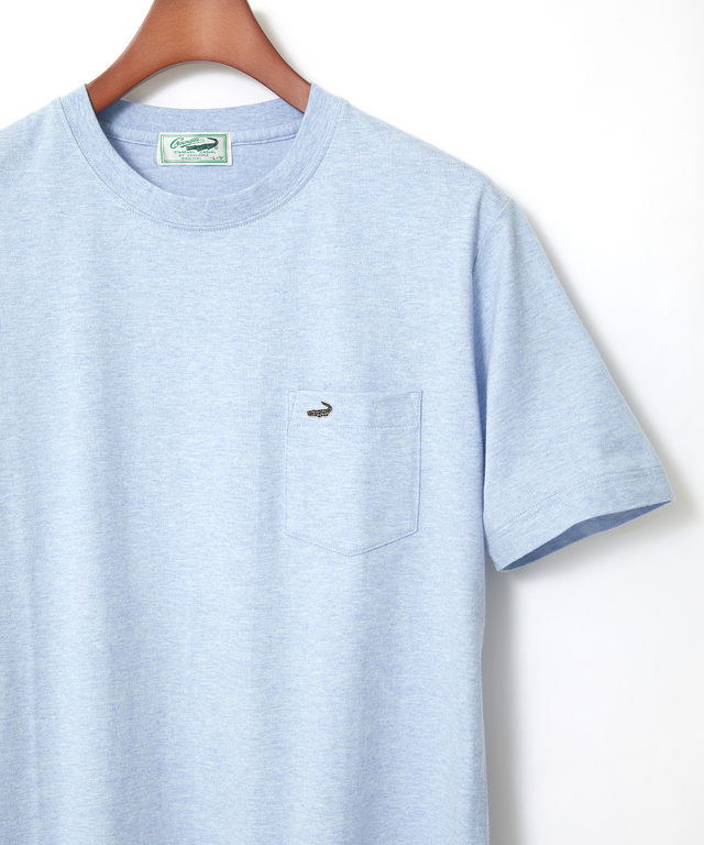 ポケット付きワンポイントTシャツ【TEMP-C】