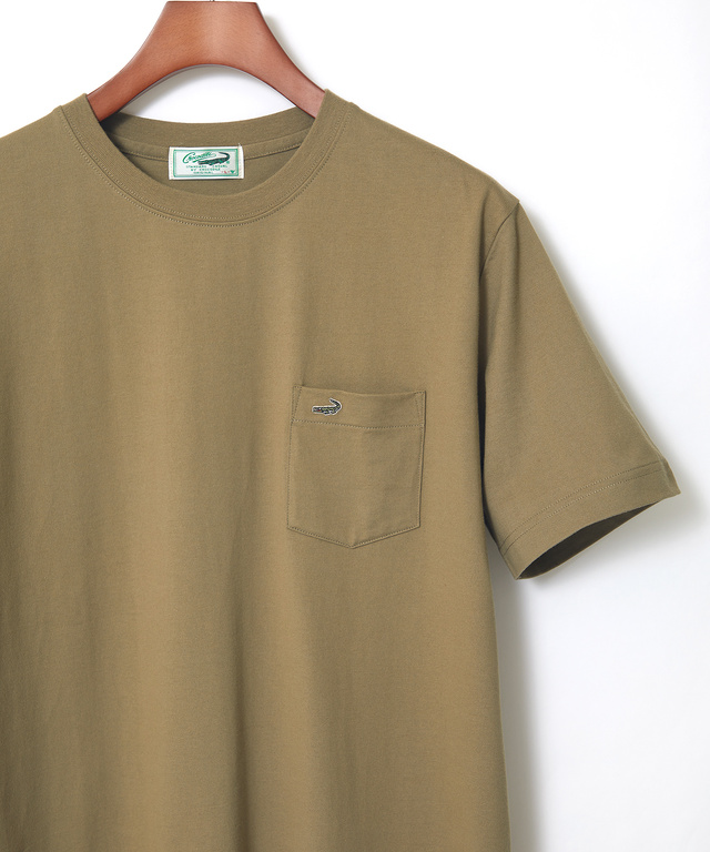 ポケット付きワンポイントTシャツ【TEMP-C】