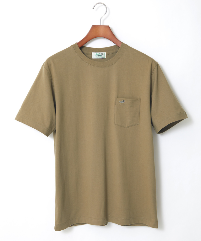 ポケット付きワンポイントTシャツ【TEMP-C】