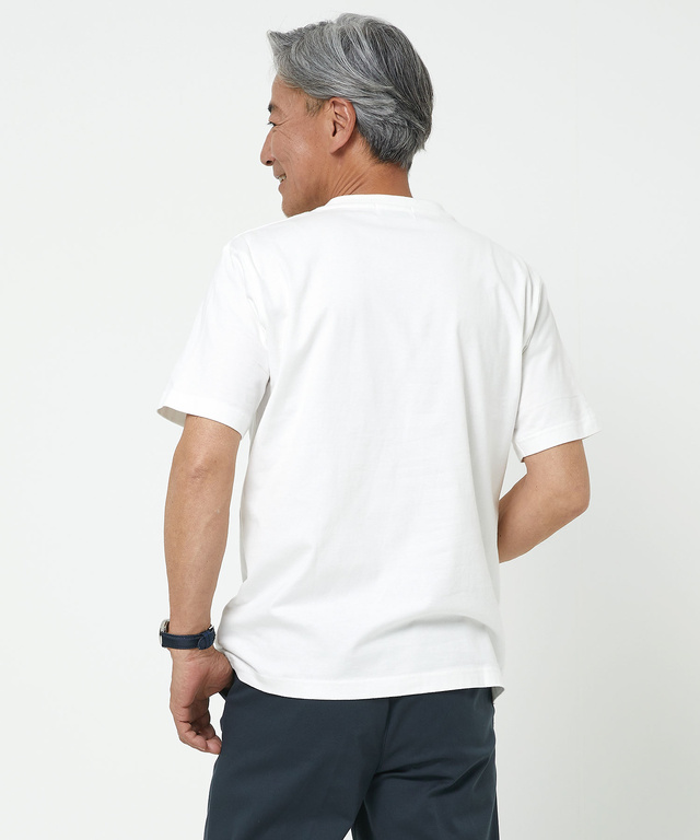 ポケット付きワンポイントTシャツ【TEMP-C】