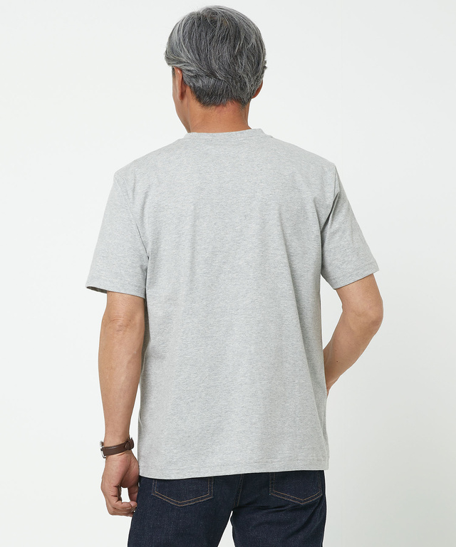 ポケット付きワンポイントTシャツ【TEMP-C】