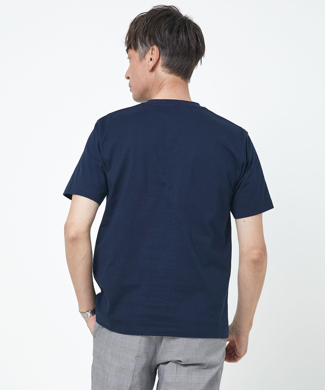 ポケット付きワンポイントTシャツ【TEMP-C】