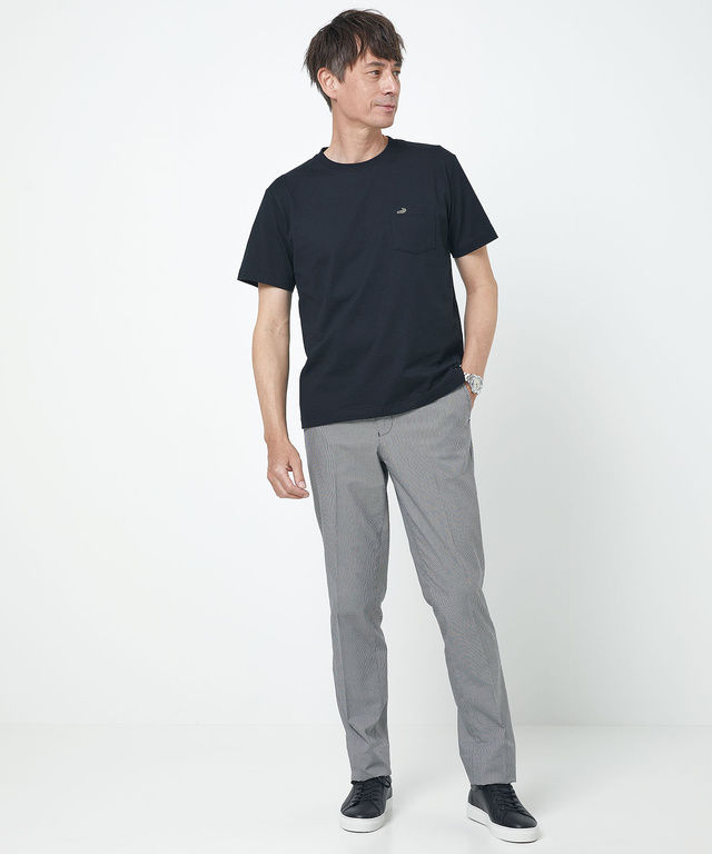 ポケット付きワンポイントTシャツ【TEMP-C】