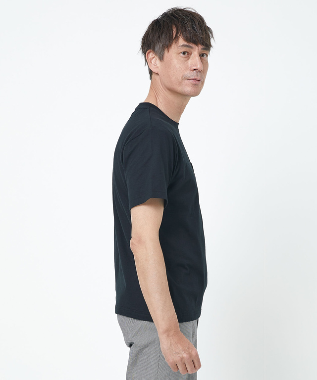 ポケット付きワンポイントTシャツ【TEMP-C】