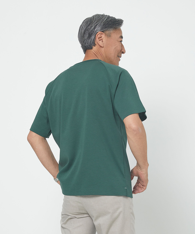 ポンチ ヘンリーネック Tシャツ
