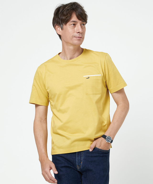 スノーコットン クルーネック Tシャツ【接触冷感】
