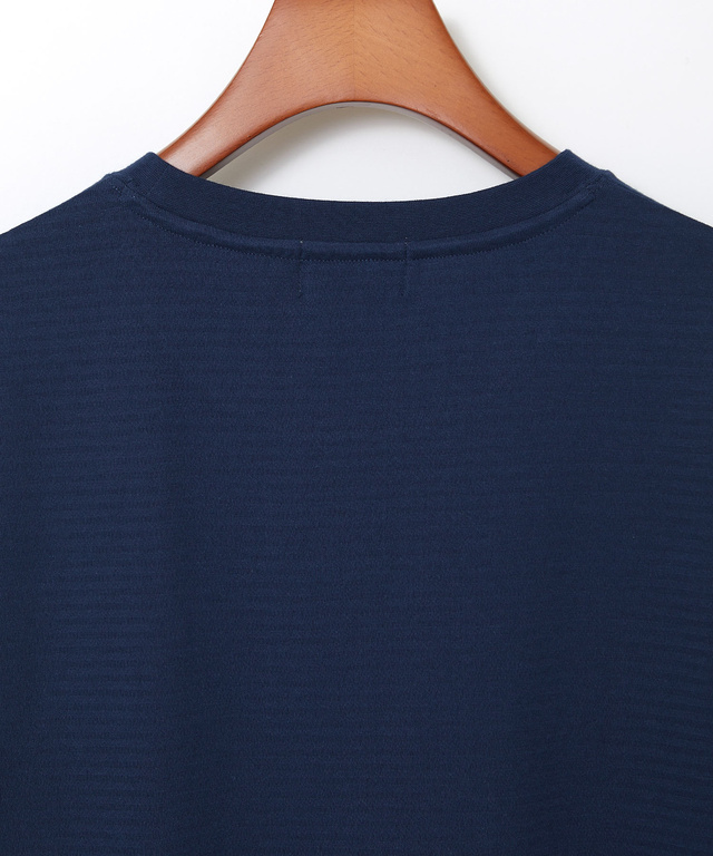 ボーダー柄 ロゴ プリントTシャツ