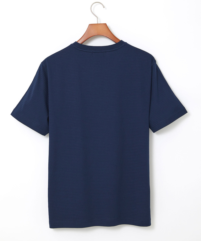 ボーダー柄 ロゴ プリントTシャツ