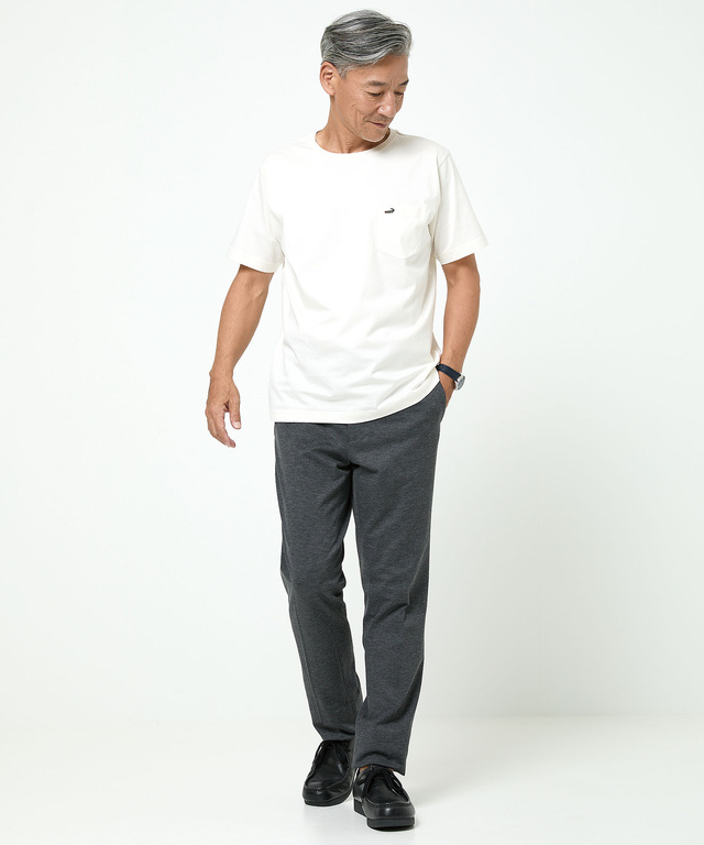 天竺 胸ポケット付き Tシャツ