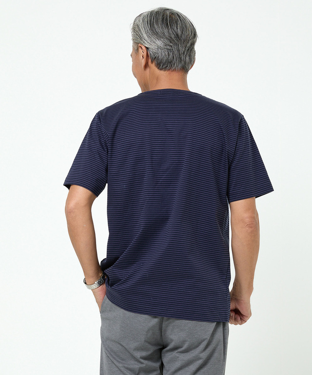 天竺 胸ポケット付き Tシャツ