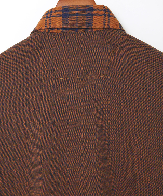 ブラックウォッチ 切り替え ポロシャツ