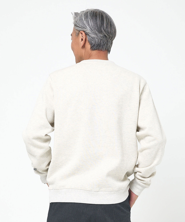 ダブルフェイス クルーネック トレーナー