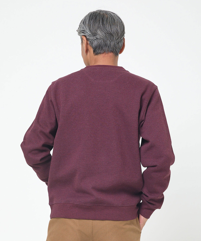 ダブルフェイス クルーネック トレーナー