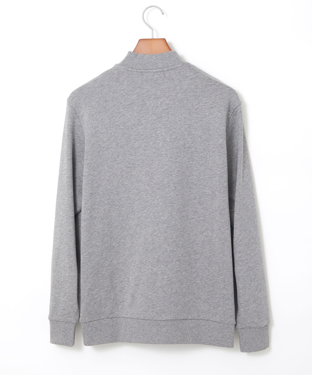 柄切り替え ハーフジップ トレーナー