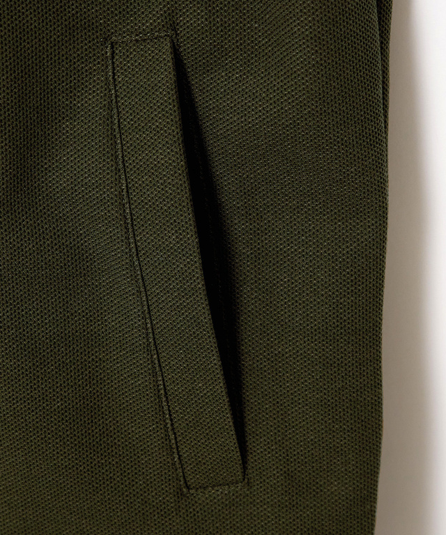 スタンドカラー カットカーディガン