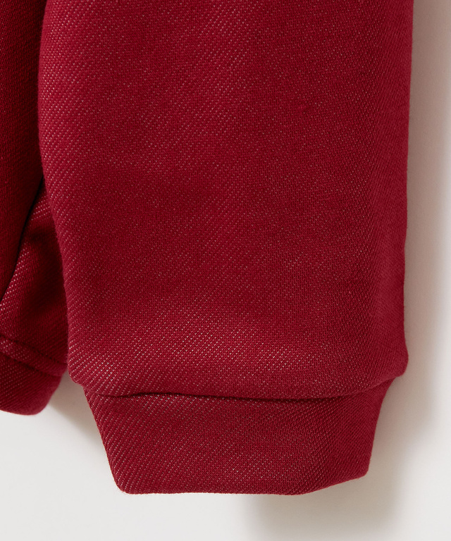 チェック柄 プリント ポロシャツ