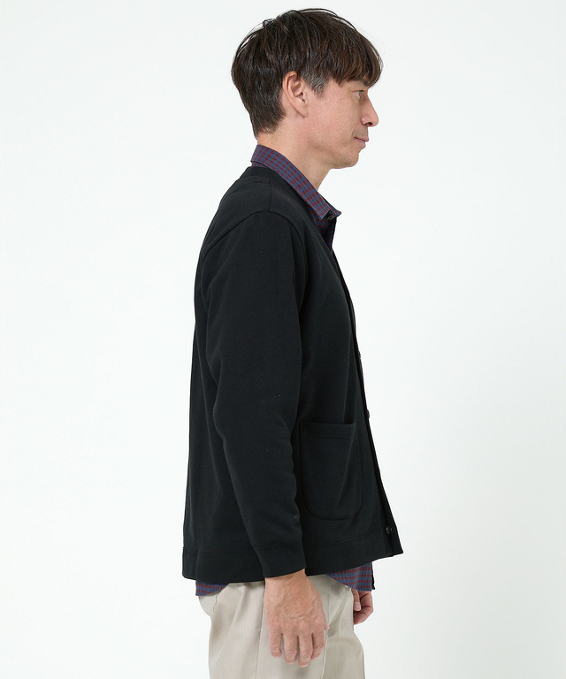 Vネック カット カーディガン