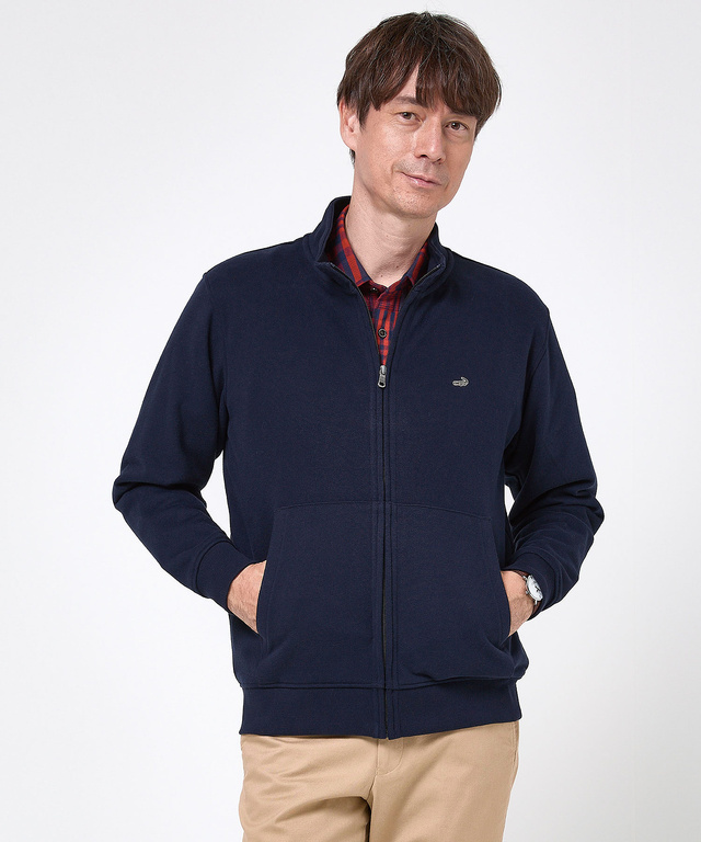 スタンドカラー フルジップ ブルゾン