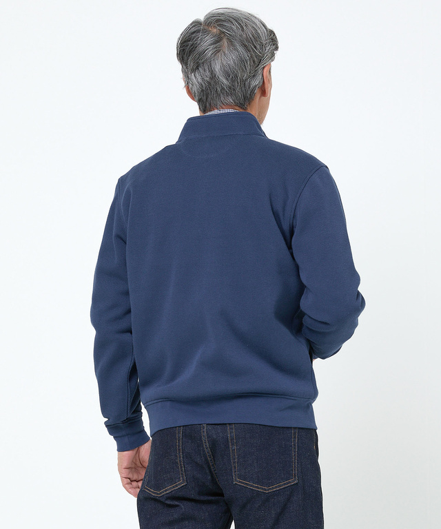 ダブルフェイス ジップアップ ブルゾン