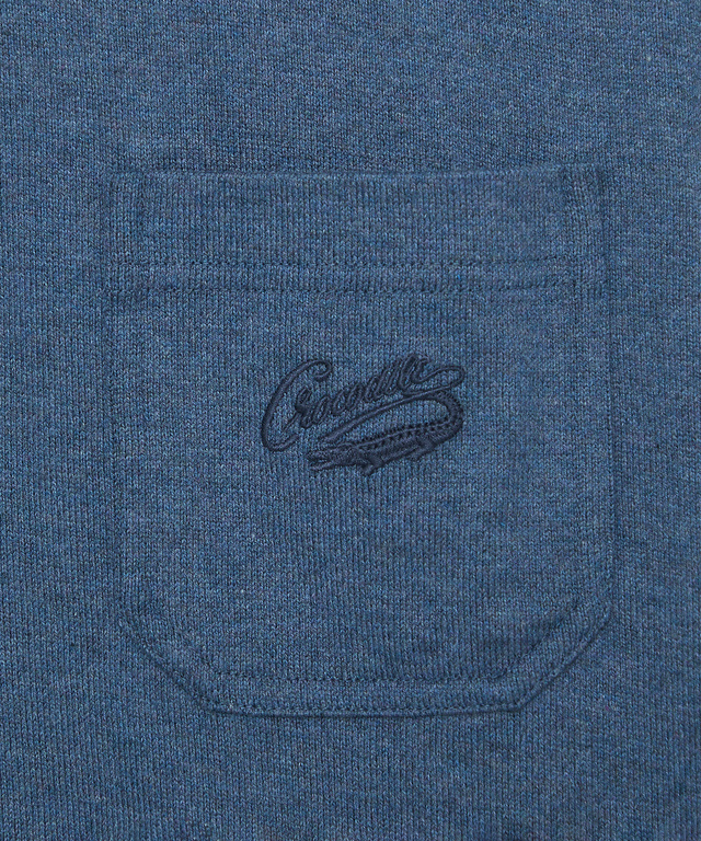 襟デザイン ジップ ポロシャツ