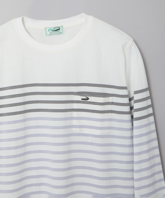 マリンボーダー ポケット付き Tシャツ