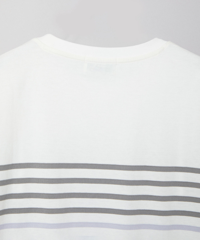 マリンボーダー ポケット付き Tシャツ