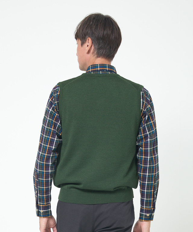 10ゲージＶネックベスト【洗濯機洗いOK】