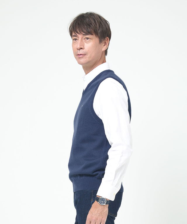 10ゲージＶネックベスト【洗濯機洗いOK】