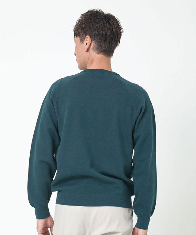 コットン クルーネック トレーナー【手洗いOK】