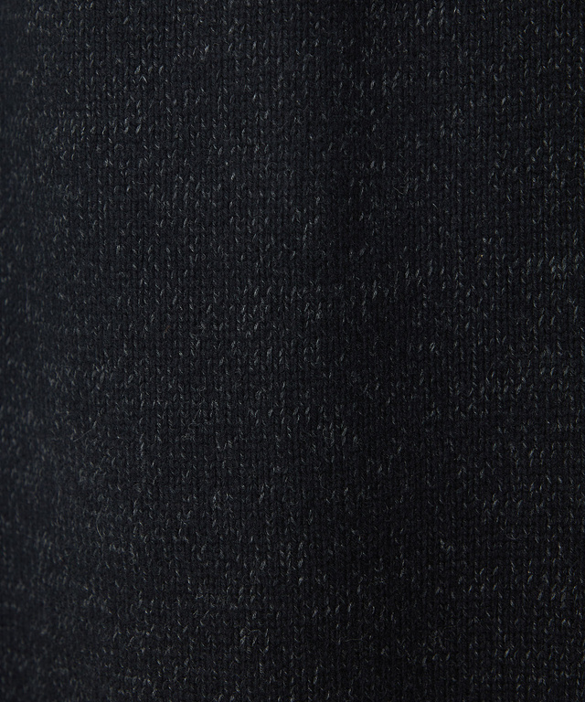 ハーフジップ 配色 ニット